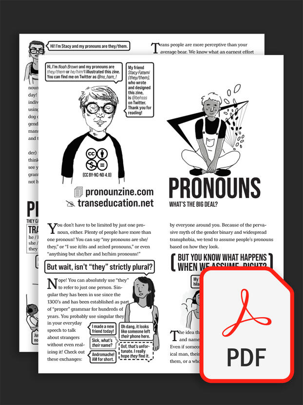 The two pages of the PDF on top of each other, with the Adobe PDF symbol in the corner.